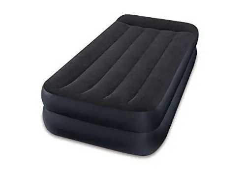 Produktbild: Intex Erwachsene Twin Pillow Rest Raised Airbed with Fiber-Tech Bip, Top: Black/Bottom: Blue, 99 x 191 x 42 cm, 64122