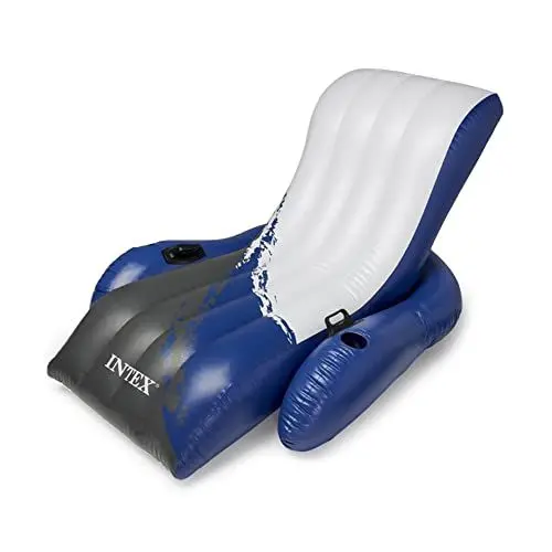 Produktbild: Intex Floating Recliner Lounge - Aufblasbarer Badelounge, mehrfarbig, 180 x 135 cm