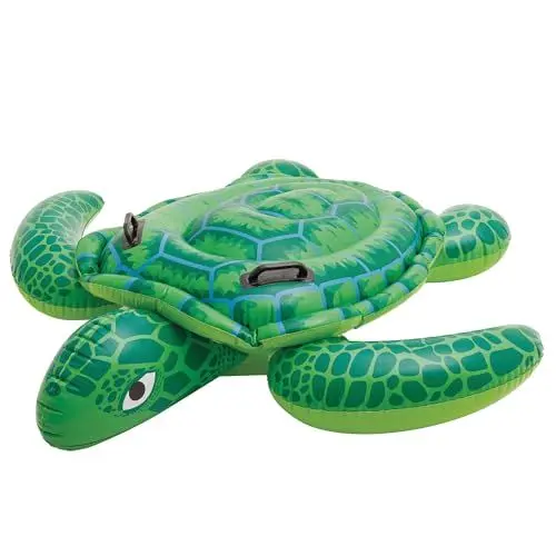 Produktbild: Intex Lil' Sea Turtle Ride-On - Aufblasbarer Reittier 58001 Blau 335 x 335 cm