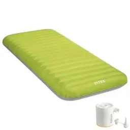 Produktbild: Intex Premaire Dura-Beam Campingmatte mit USB150, aufgeblasene Größe: 76 cm x 1,91 m x 17 cm (64097NP)
