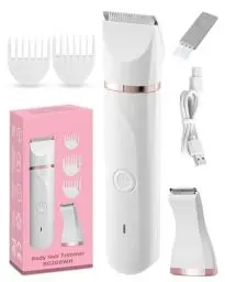 Produktbild: Intimrasierer Für Frauen, Elektrischer Rasierer Damen Intimbereich, Damenrasierer Intimrasierer, Rasierer Damen Intimbereich, Aufladbar,Wasserdicht für nass und trocken, Weiß