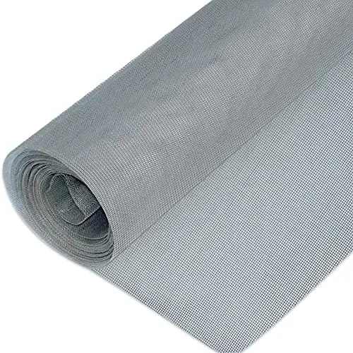 Produktbild: INTIRILIFE Fliegennetz aus Fiberglas Grau Meterware Breite 150cm Maschenweite 1,2mm - UV beständig Fliegengitter Insektenschutz Gitter Fenster für Balkontür Wohnzimmer Terrassentür, DIY-Schneiden
