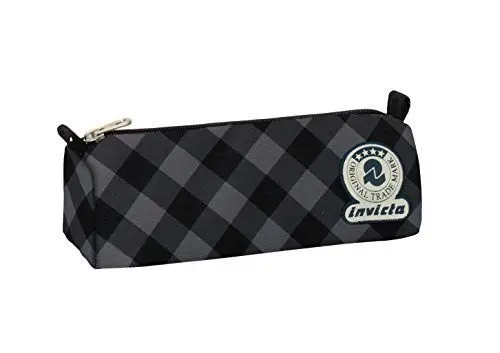 Produktbild: Federmäppchen Invicta, Plaid, Schwarz Check