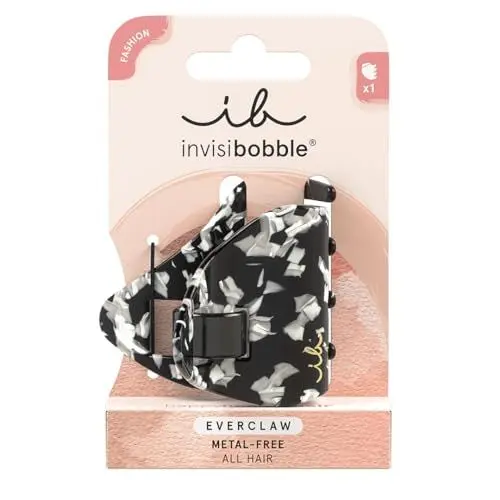 Produktbild: invisibobble EVERCLAW Past Midnight | Exklusive Haarspange mit HairLoveTech | Sicheren Halt & minimierte Schäden | Verspielte Eleganz für jeden Anlass