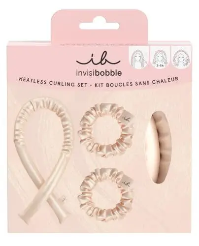 Produktbild: invisibobble GIFT SET Normal Curl M - Locken ohne Hitze Heatless Curl Set I Lockenwickler Ohne Hitze Rutschfest I Heatless Curls Band Samt über Nacht I Hair Curler für mittleres-langes Haar