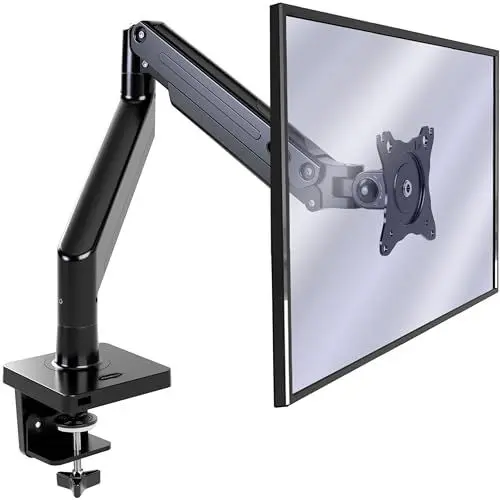 Produktbild: Invision Monitor Halterung für die 24-40 Zoll Bildschirme VESA 75-100 mm, Ergonomisch, Höhenverstellbar, Neigbar, Ausziehbar 2-15 kg (MX450)