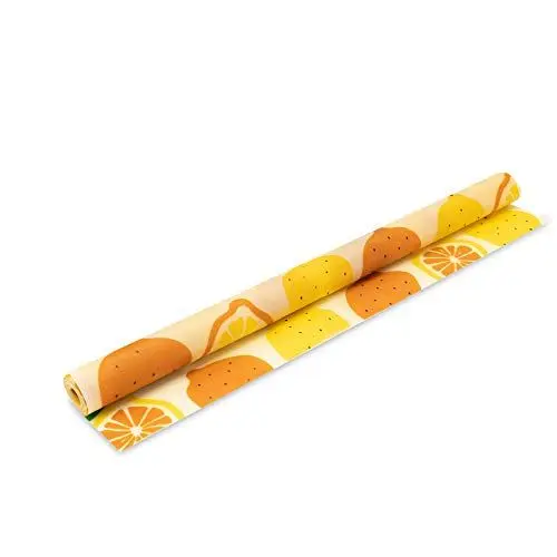 Produktbild: Io Nova ® Bienenwachstuch Rolle, Bienenwachstücher, Wachspapier aus natürlichem Bienenwachs und Baumwolle, zuschneidbar, wiederverwendbar für Lebensmittelaufbewahrung, Abdeckung von Schalen