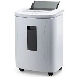Produktbild: iOCHOW Aktenvernichter mit Automatischem Einzug: 150-Blatt-Mikroschnitt, Sicherheitsstufe P-4, Leiser Profi-Aktenvernichter, Laufzeit 30 Minuten, mit Ausziehbarem 25L Auffangbehälter