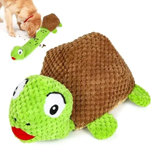 Produktbild: IOKHEIRA Hundespielzeug (Brown & Green, Turtle) - Snackversteck Schnüffelmatte