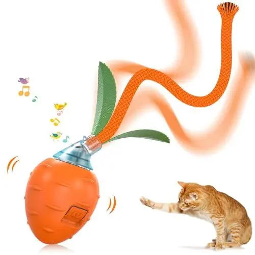 Produktbild: IOKHEIRA IOKHEIRA Interaktives Katzenspielzeug Selbstbeschäftigung, 3 Modi Unregelmäßigen Bewegung Automatisches Katzenspielzeug Ball Elektrisch, Kitten Spielzeug Intelligenz mit USB-Aufladung