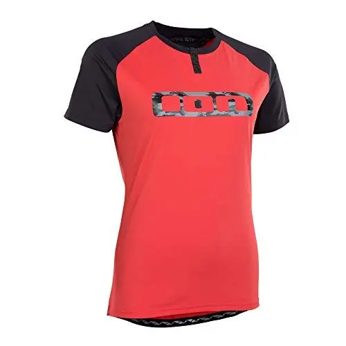 Produktbild: Ion Button Traze Damen Fahrrad Trikot kurz pink 2021: Größe: L (40)