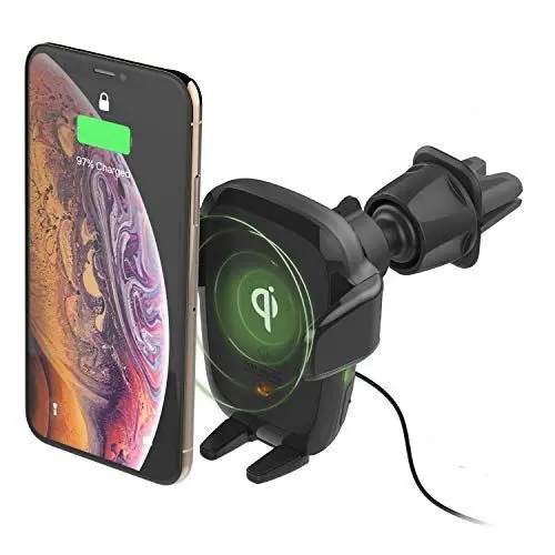 Produktbild: iOttie Auto SenseQi Aufladen Automatische Klemmung CD + Entlüftung für iPhone XS Max R 8 Plus 10 W für Samsung Galaxy S10 E S9 S8 Plus Edge, Hinweis 9