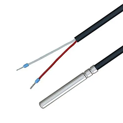 Produktbild: iOVEO 035HP34202 - NTC 2kOhm Temperaturfühler mit PVC-Leitung bis 105°C, Temperatursensor, Fühler, Heizung, NTC, 2 Meter