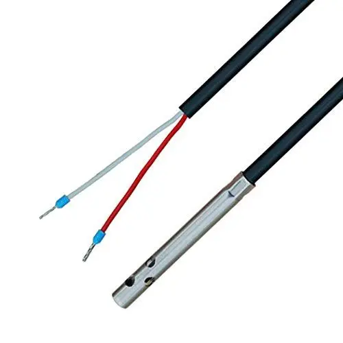 Produktbild: iOVEO 044LF05202 - NTC 10KOHM - Luftfühler/Temperatursensor mit perforierter Schutzhülse und PVC-Leitung/Temperaturfühler, schnellansprechend, 2 Meter