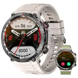 Produktbild: IOWODO Smartwatch Damen Herren 1,39 Zoll Uhren Fitness Tracker Uhr mit Schrittzähler Sportuhr Herzfrequenz Blutsauerstoff Schlafmonitor Wasserdicht Schwarz Fitnessuhr Smart Watch für iOS Android