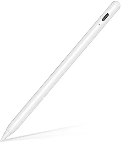 Produktbild: Pencil 2. Generation für iPad mit Magnetischem Kabellosem/USB C Ladegerät, Hohe Präzision & Palm Rejection & Neigung, Stylus Pen für 6-10 Gen, Air, Mini, Pro