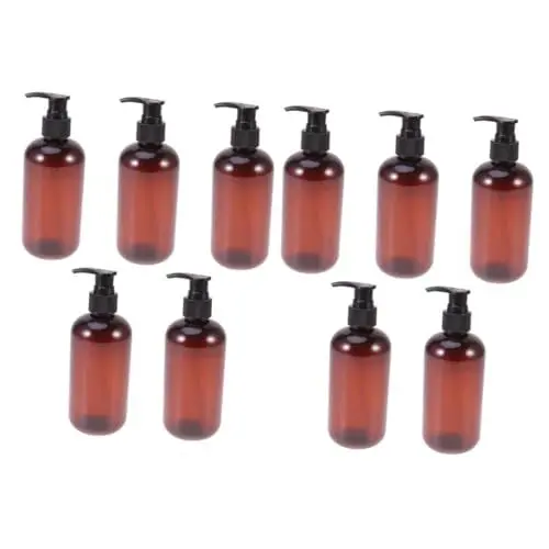 Produktbild: Ipetboom 10stücke Teiliges Pumpspender Für Shampoo Und Lotion Reise-flaschen Für Kosmetika Nachfüllbar Und Wiederverwendbar Für Unterwegs Oder Beim Camping