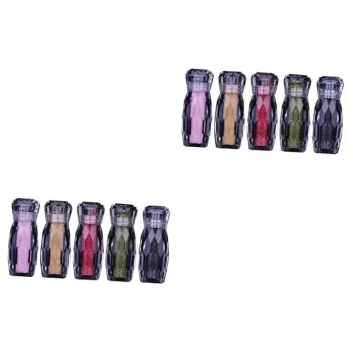 Produktbild: Ipetboom 2 Sets Nagelnägel Maniküre-set Im Japanischen Stil Mehrfarbige Strassstein-perlen-nagelaufkleber Maniküre-set Elegante Dekorationen 5 Stück * 2