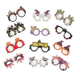 Produktbild: Ipetboom 12 Stück Teiliges Halloween Partybrillen Lustige Kostüm Accessoires für Erwachsene Kreative Dekoration für Halloween Festivals und Feiern Leichte und Langlebige Brillen