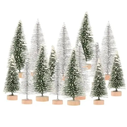 Produktbild: Ipetboom 16 Stück Miniaturbaum Teilig Realistische Landschaftsbaum Modelle für DIY Dekoration für Sandtische und Miniaturlandschaften Aus Stabiler Langlebiger Plastik Gefertigt Vivid Design