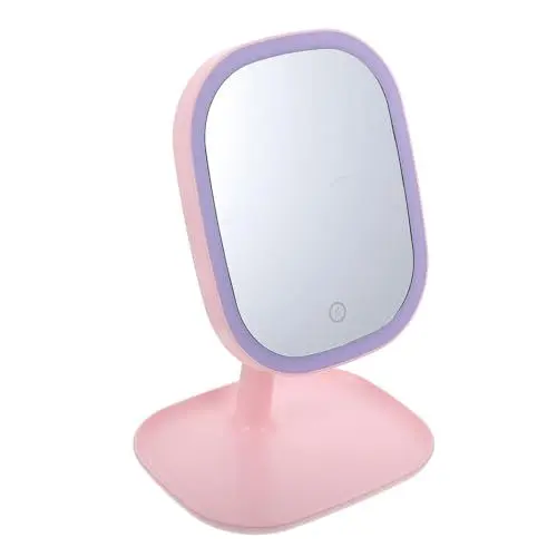 Produktbild: Ipetboom 1satz Makeup Spiegel Mit Beleuchtung Tragbarer Touchscreen Kosmetikspiegel Dimmbar Für Schlafzimmer Und Badezimmer Für Präzises Make-up