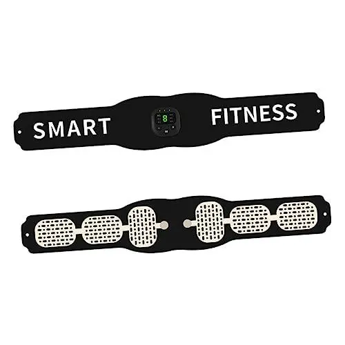 Produktbild: Ipetboom 1 Satz Fitnessgürtel fitnessband fitnessbänder trainingsband Elektrischer Bauchmuskeltrainer trainingsgeräte fitnessgeräte für zuhause smartes Fitnessgerät Fitness-Hüftgurt Black