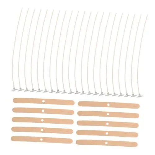Produktbild: Ipetboom Dochte Zur Kerzenherstellung – 15 Cm Dochtzubehör Für Kerzenzubehör Und -sets