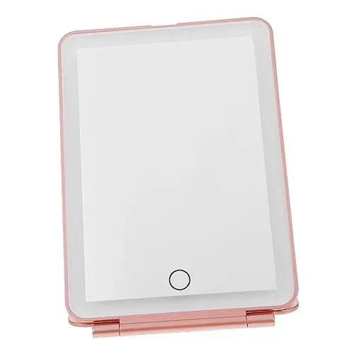 Produktbild: Ipetboom Make-up-kosmetikspiegel -leuchten Klappbarer Reisespiegel USB Elegantes Abs-Material
