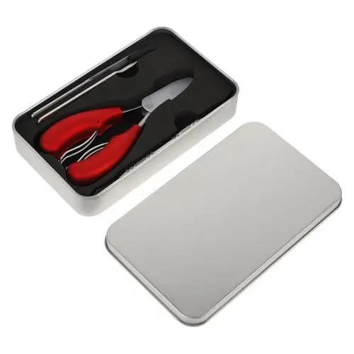 Produktbild: Ipetboom 1 Satz Nagelknipser für Pediküre Fingernagel Nagelzange Maniküre Nagelpflegeset pediküre werkzeug nagelhautmesser Mehrzweck-Nagelknipser Nagelschneider für den Haushalt Metall rot