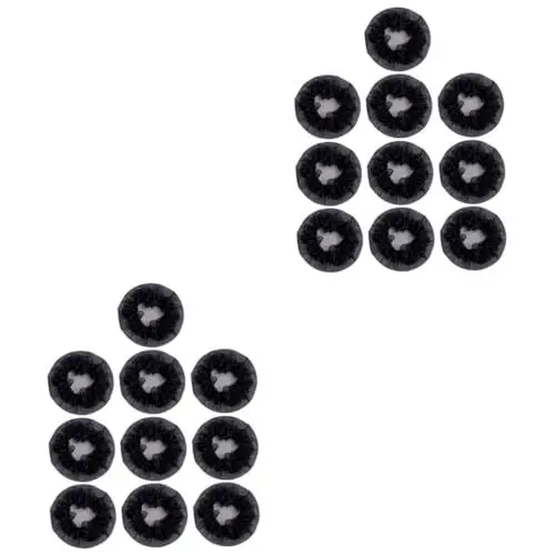 Produktbild: Ipetboom 2 Sets Elastische Haarnetze Für Tänzerinnen Unsichtbares Haarnetz Für Frauen Elastische Kopfbedeckung Haarknotenhalter Atmungsaktive Kopfbedeckung Für Workouts 10 Stück * 2