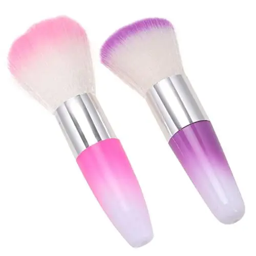Produktbild: Ipetboom 2-teiliges Make-up-nagelkunst-staubpinsel-set – Acryl-nägel-reiniger Zur Verwendung