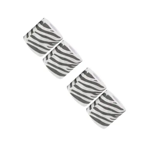 Produktbild: Ipetboom 2 Sätze Bedrucktes Rollenpapier Schwarz-weißes Klebeband Leopardenband Toilettenpapier Toilettenpapier Mama-band Ein Toilettenpapier Gemustertes Klebeband Zebraband 2 Stück * 2