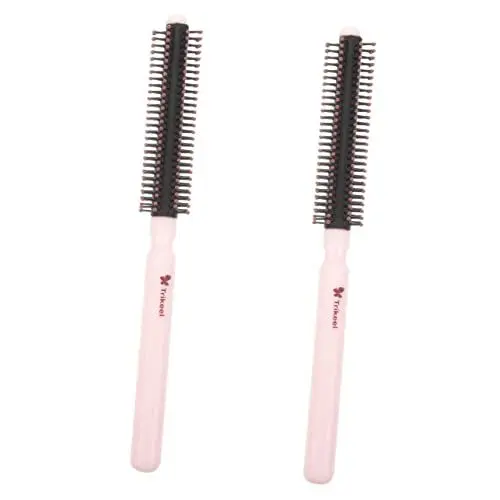 Produktbild: Ipetboom 2 Stück Rolle Lockenbürste Für Haare Kreispinsel Kleine Rundbürste Zum Föhnen Locken Der Haare Rollenhaarbürste Kleine Haarbürste Reisefön Heiß Lockenstab Welle Fräulein Plastik