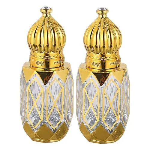 Produktbild: Ipetboom 2st Leere Parfümflasche Parfümzerstäuber Aus Glas Parfümflaschen Leer Nachfüllbar Glasspender Dekorative Parfümflasche Reisekosmetik Reisen Kristall Changscha