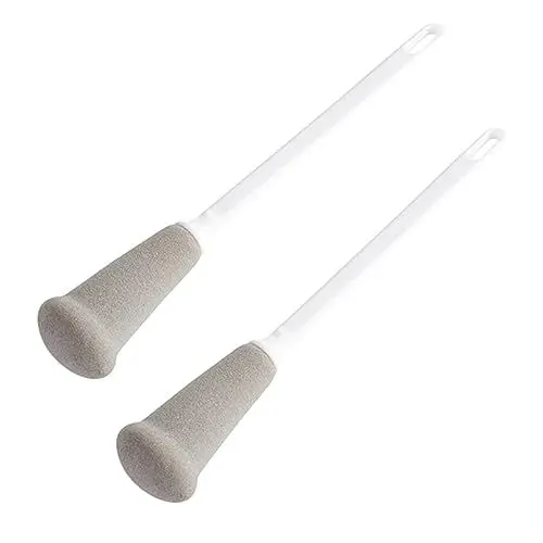 Produktbild: Ipetboom 2stücke Schwamm-flaschenbürste Mit Griff Für Babyflaschen Glasbecher Reinigungsbürste Für Milchrückstände Flaschenbürste Küchenschwamm