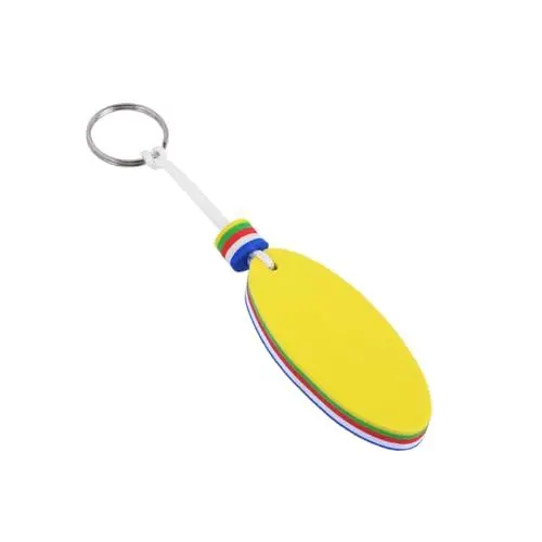 Produktbild: Ipetboom 2stücke Eva Schwimmender Schlüsselanhänger Pack Leichter Und Langlebiger Schlüsselring Für Boot Angeln Segeln Und Wassersport Oval Segelboot