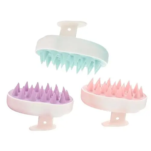 Produktbild: Ipetboom Kopfhaut-massagebürste 3er-pack Shampoo-bürste für Die Sanfte Reinigung und Massage Der Kopfhaut