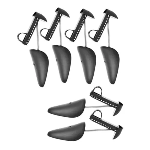 Produktbild: Ipetboom 3 Paare Schuhunterstützung Stift verstellbarer Schuhformer Expander Schuhbaum Shaper Schuhspanner Männer Schuhspanner für den Haushalt Aluminiumlegierung Black