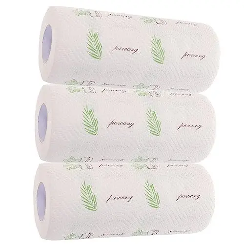 Produktbild: Ipetboom 3 Rollen Küchenöl-Löschpapier küchenrolle kitchen roll kuechenrolle Ölabsorbierendes Papier Cartoon-Papiertuch Sandwich Feuchttücher Pergamentpapier Lebensmittelpapier Lappen