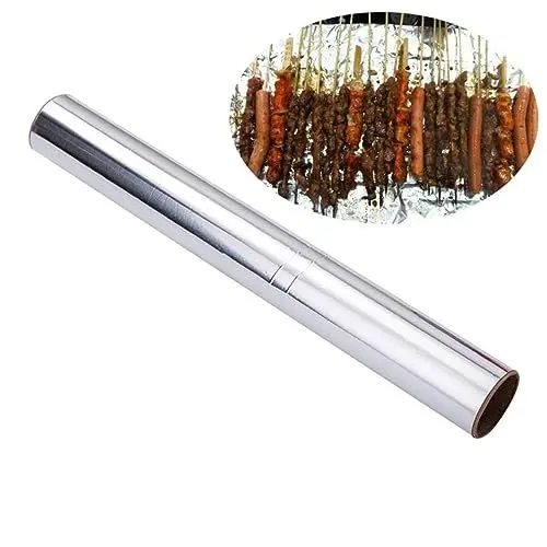Produktbild: Ipetboom Backfolienrolle 10 M Alufolie Nachfüllfolie für Grillpapier Aluminiumfolie Rolle Grillen Braten Kochen