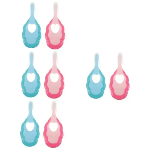 Produktbild: Ipetboom 4 Sätze Babyzahnbürste Zahnbürsten Babys Zahnpasta Zahnbürste Toothbrush Toothpaste Reise Zahnbürste Haushalt Kinderzahnbürste Plastik 2 Stück * 4