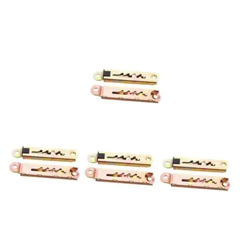 Produktbild: Ipetboom 4 Sätze Zubehör Für Schönheitsbetten Massage Bed Component - Massagebett Komponente Lifting Hinge - Hebelscharnier Von Couchbetten Winkelhubstange Eisen 2 Stück * 4