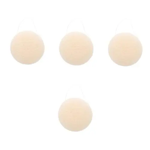 Produktbild: Ipetboom 4 Stück Hautfreundliche Gesichtsreinigungsschwämme Peeling-make-up-entferner Waschpuff Für Die Tiefenreinigung