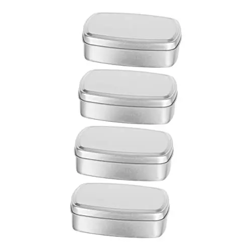 Produktbild: Ipetboom Metallisches Aluminiumgefäß Mit Kleiner Box – Auslaufsicher Für Balsam Zahnpasta Tee Schmuck Tragbare Aufbewahrung