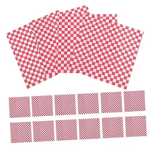 Produktbild: Ipetboom 50 Blatt Fettdichte Papierverpackungen Für Lebensmittel Pergament Ungebleichte Verpackung Lebensmittelqualität Geschenkpapier Lebensmittelverpackung Sandwichpapier Wraps Sandwich