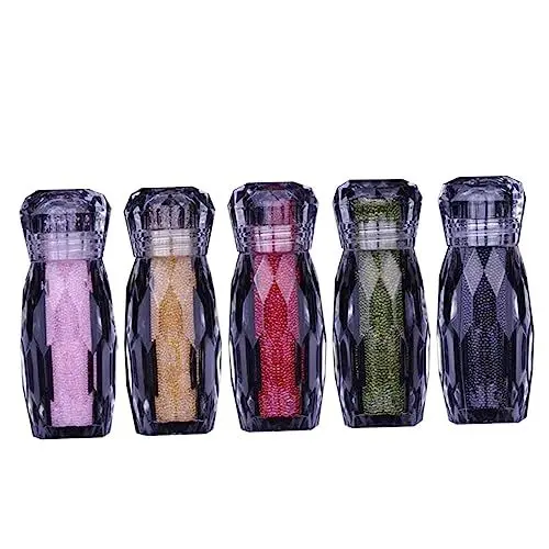Produktbild: Ipetboom 5stücke Teiliges Multicolored Nail Decors Maniküre Rhinestone Nagelstickers Für Nageldesign Geeignet Für Natürliche Und Künstliche Nägel Vielseitig Verwendbar Für