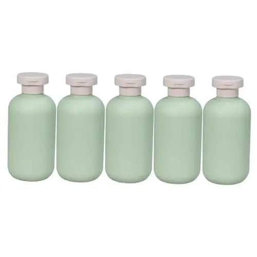 Produktbild: Ipetboom 5stücke Nachfüllbare Shampoo Und Duschgelspender Praktische Reise-flaschen Für Körperpflegeprodukte Auslaufsicher Mit -deckel Für Unterwegs