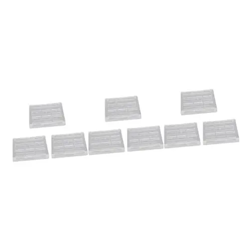 Produktbild: Ipetboom 9 Stk Lidschatten-Box para Guardar leerer Lippenstift leeres Make-up lose Pulverbehälter Unterbehälter für Lidschatten Kosmetik Leere Box Lidschatten-Palette Tablett Container Weiß