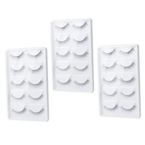 Produktbild: Ipetboom Übungs-falsche Wimpern 3er-pack Natürliche Make-up-wimpern Für Hochzeitsfeiern Im Alltag