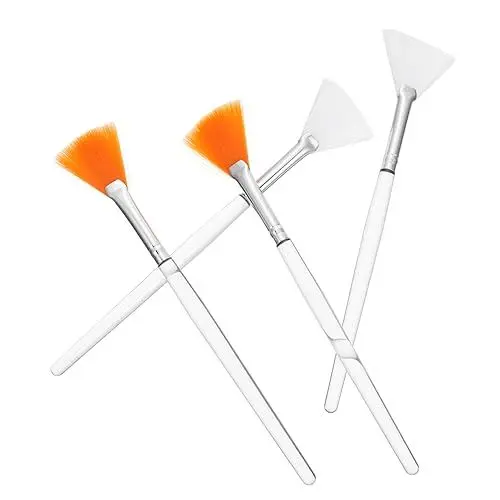 Produktbild: Ipetboom Skincare Essential – Maskenpinsel-set 4-teiliger Schlammmasken- Für Das Gesicht Fächerförmiger Pinsel Koreanische Hautpflege Leicht Zu Reinigen